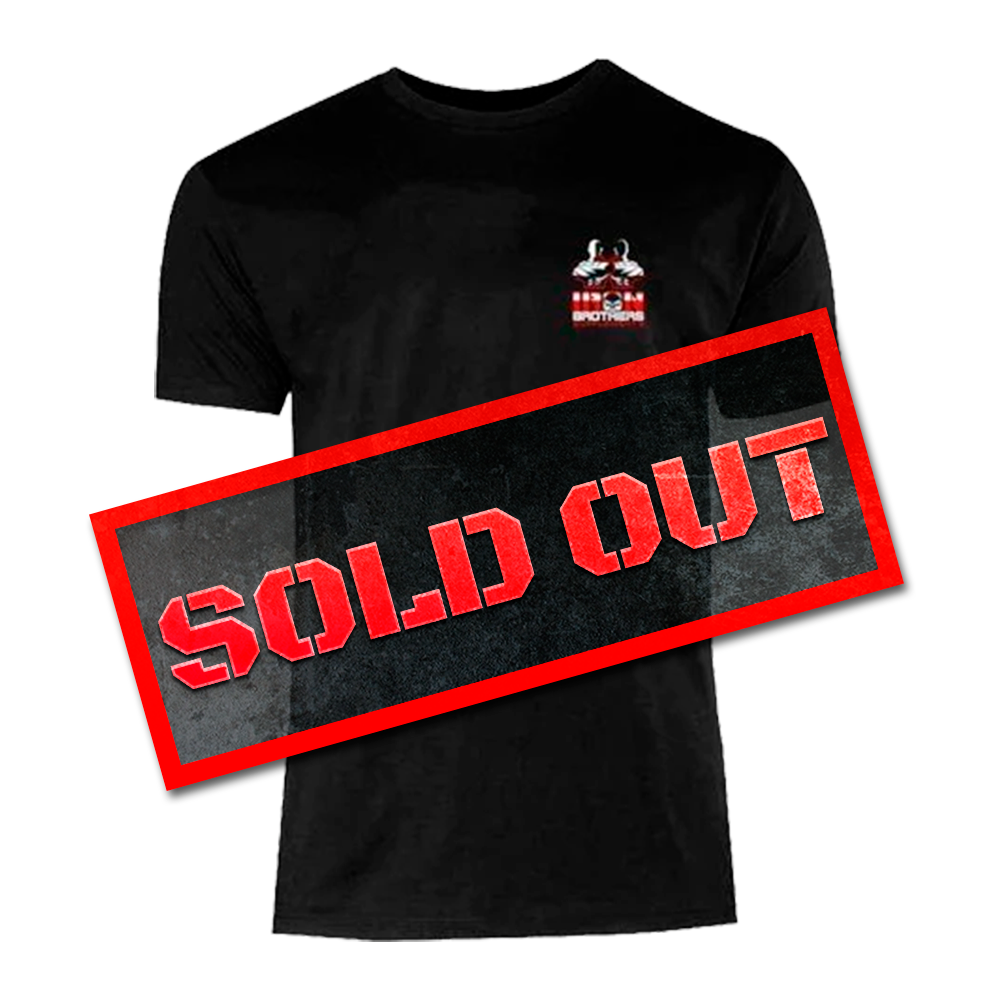 Black Tshirt Iron Brothers Logo Gear