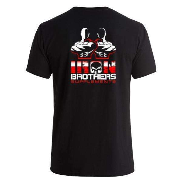 Black Tshirt Iron Brothers Logo Gear