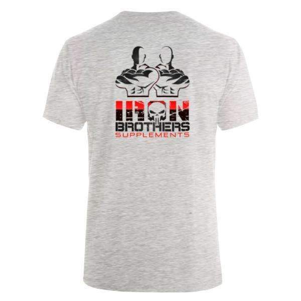 Grey Tshirt Iron Brothers Logo Gear