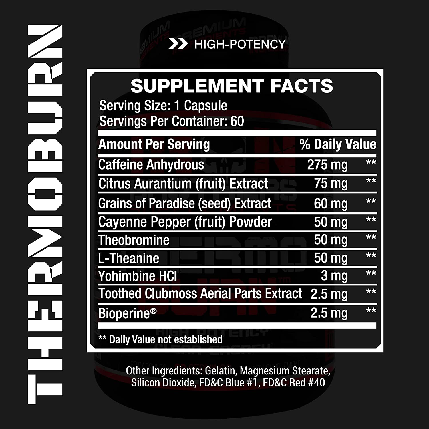 thermogenic fat burner iron brothers supplements supplement facts